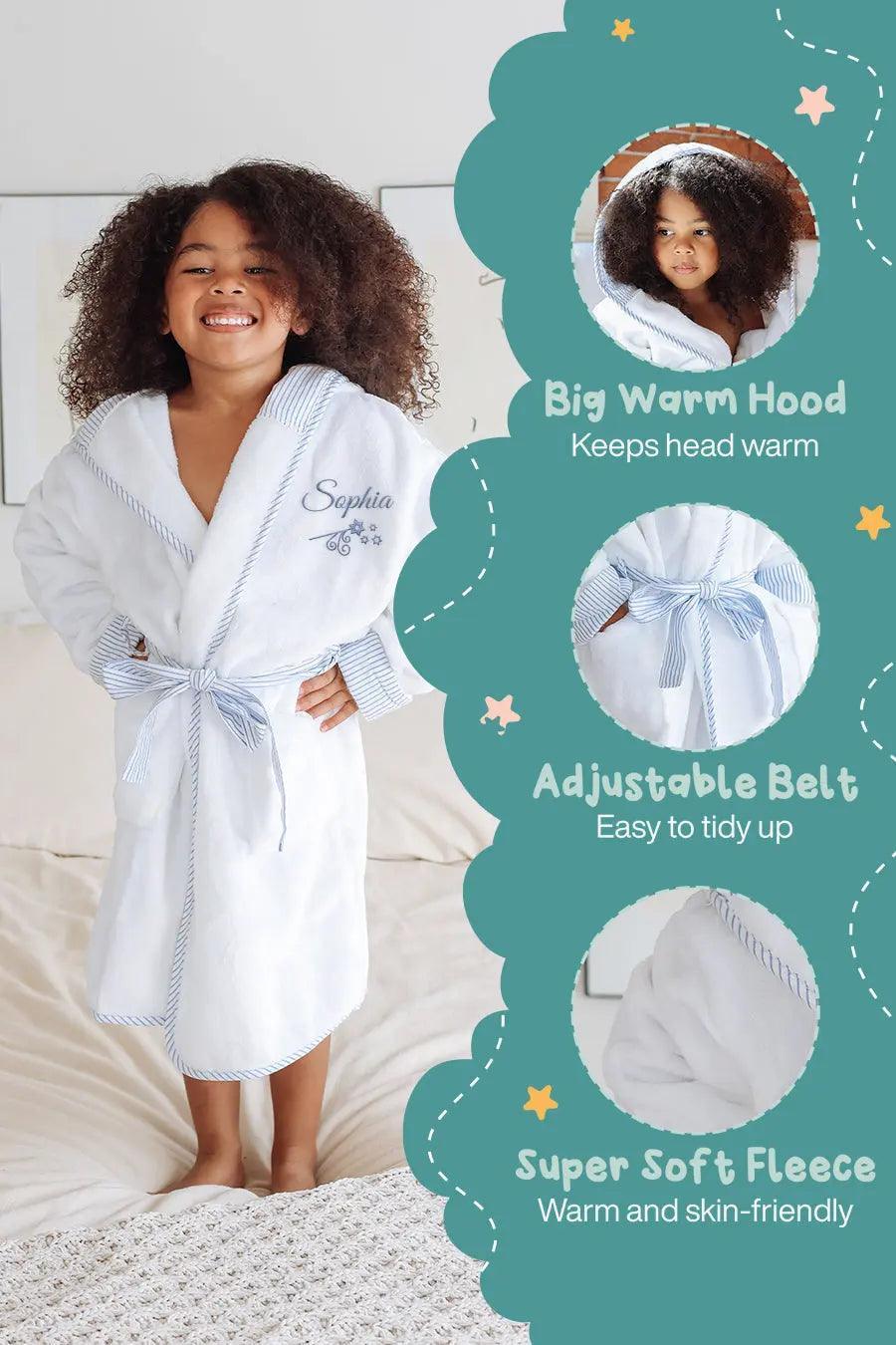 Kids Plush Robe – Ultra Soft, Safe & Cozy
