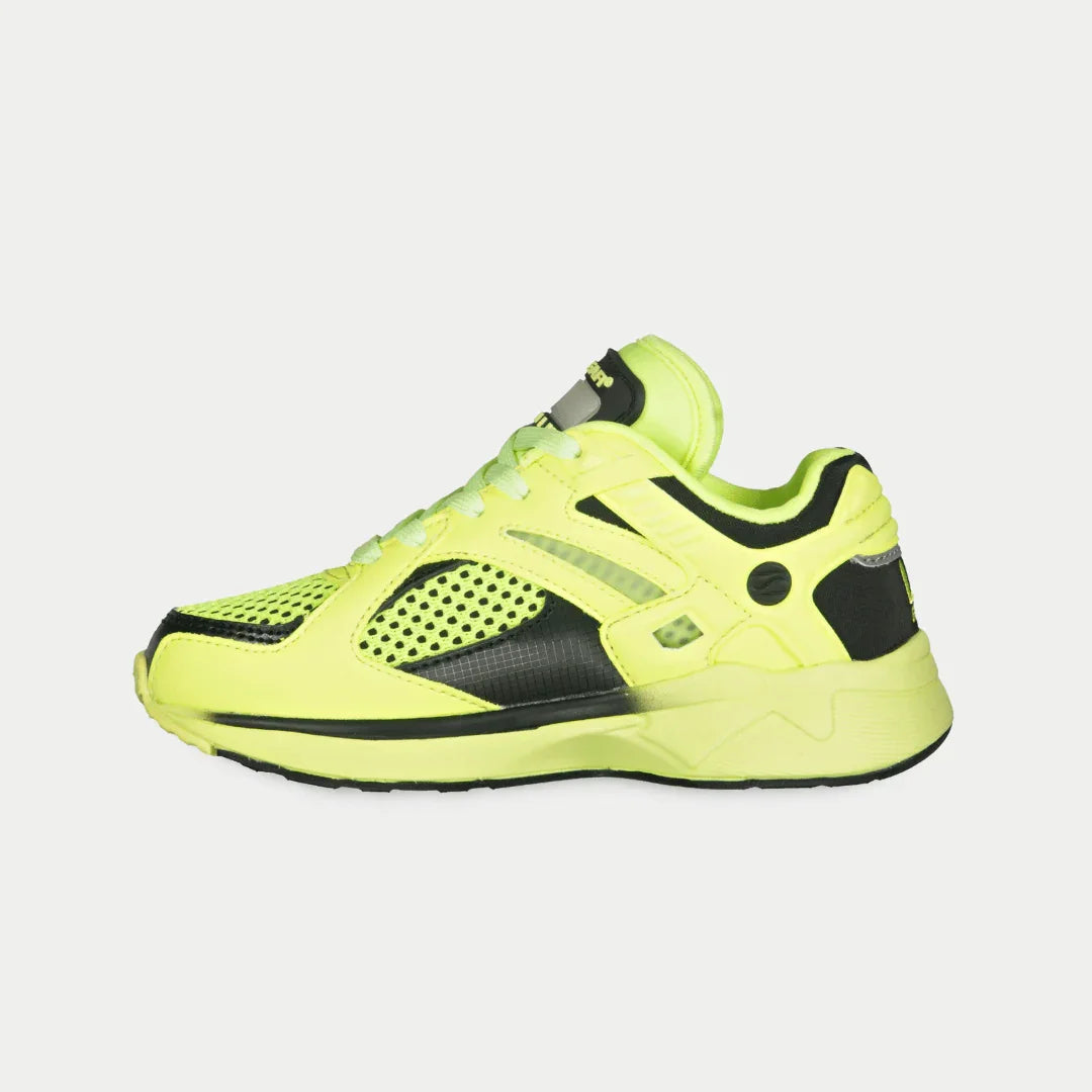 LA Gear Kids Catapult Light-Up x Glow Low-Top – Neon Yellow x Black