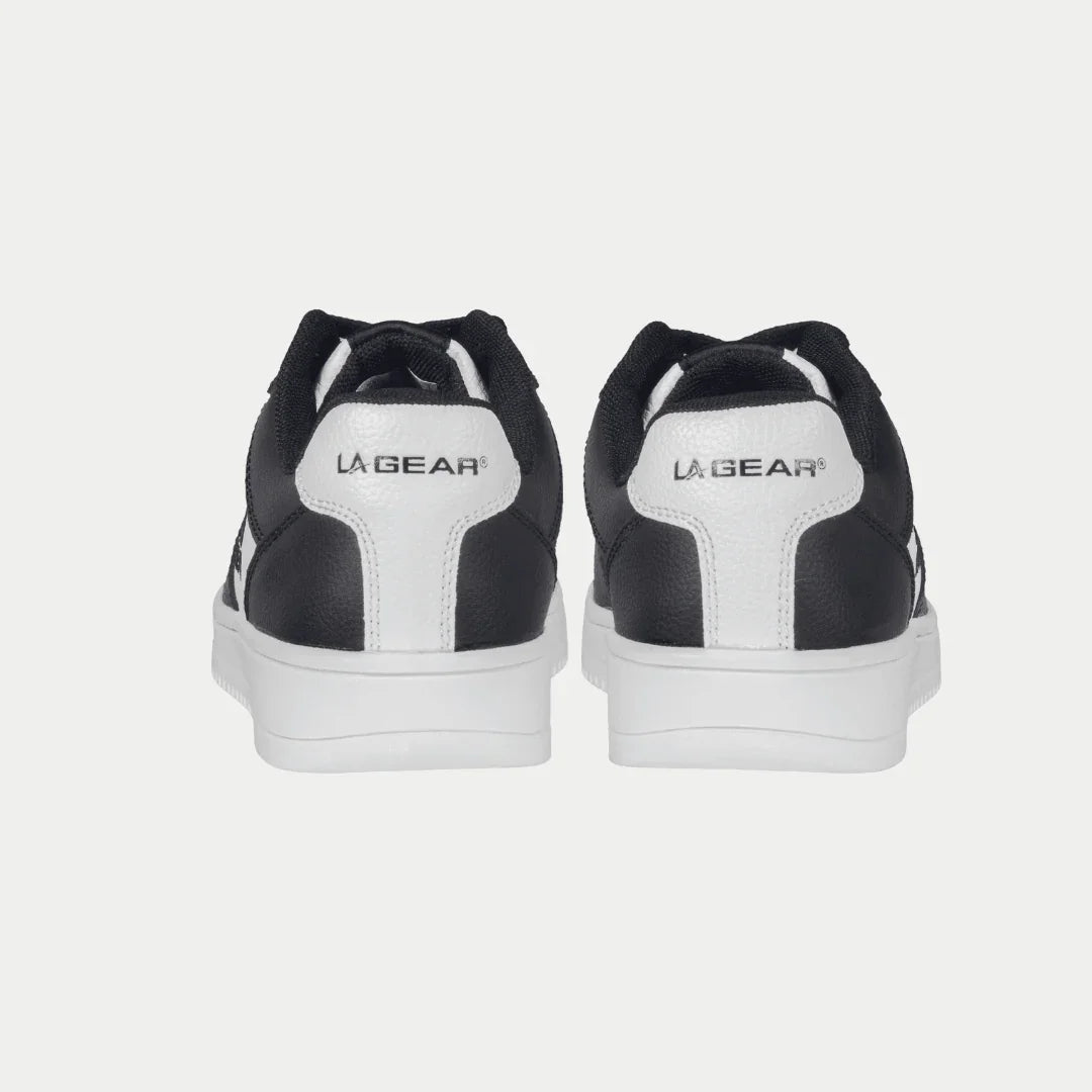 LA Gear Kids Edge Low-Top Sneaker – Black x White
