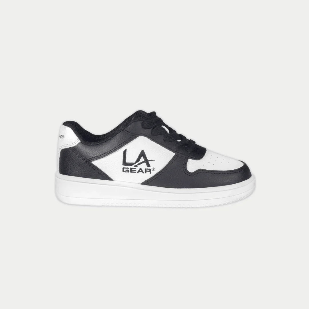 LA Gear Kids Edge Low-Top Sneaker – Black x White