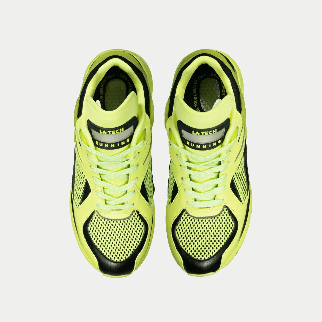 LA Gear Men's Catapult Light-Up x Glow Low-Top – Neon Yellow x Black