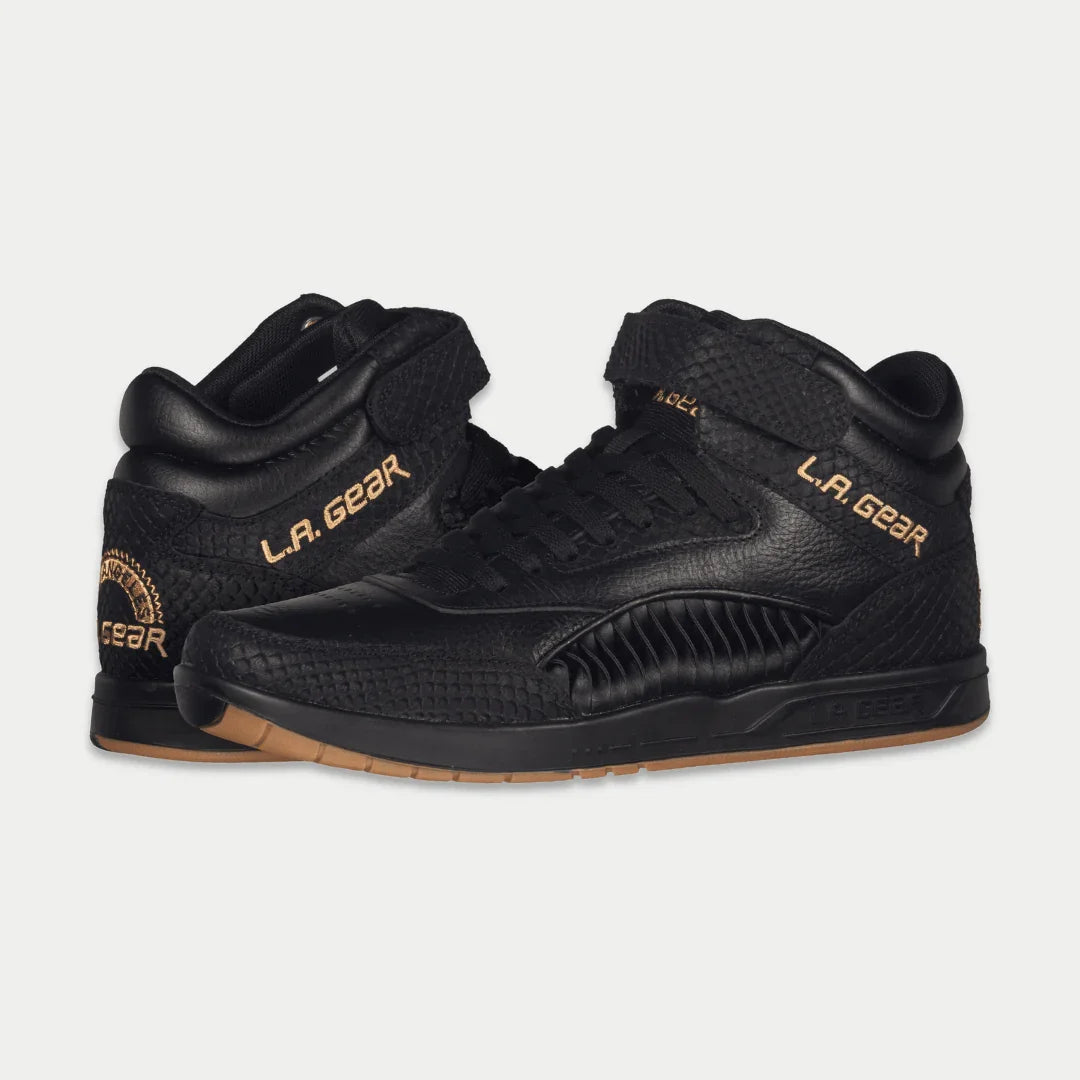 LA Gear Men's Flame Retro High-Top – Black