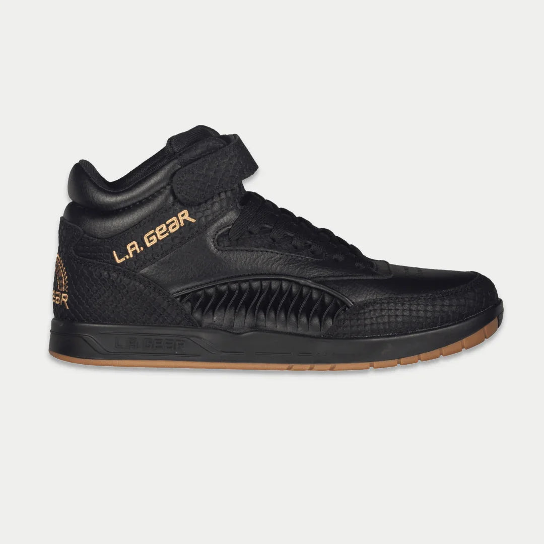 LA Gear Men's Flame Retro High-Top – Black