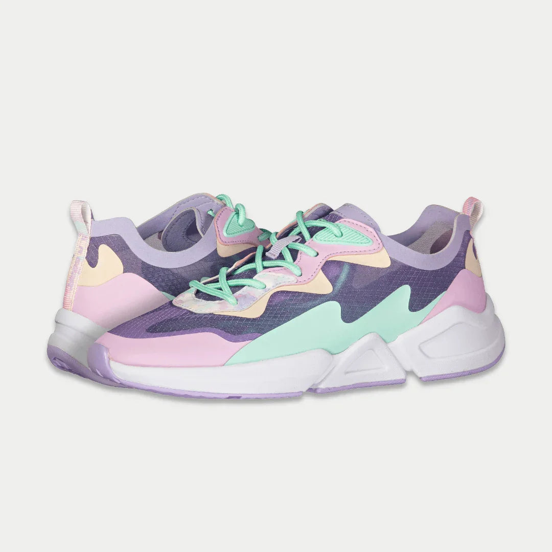 LA Gear Women's Mid-City Low-Top – Lavender x Pink