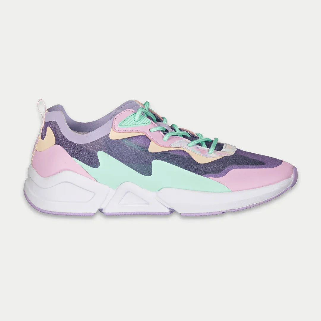 LA Gear Women's Mid-City Low-Top – Lavender x Pink