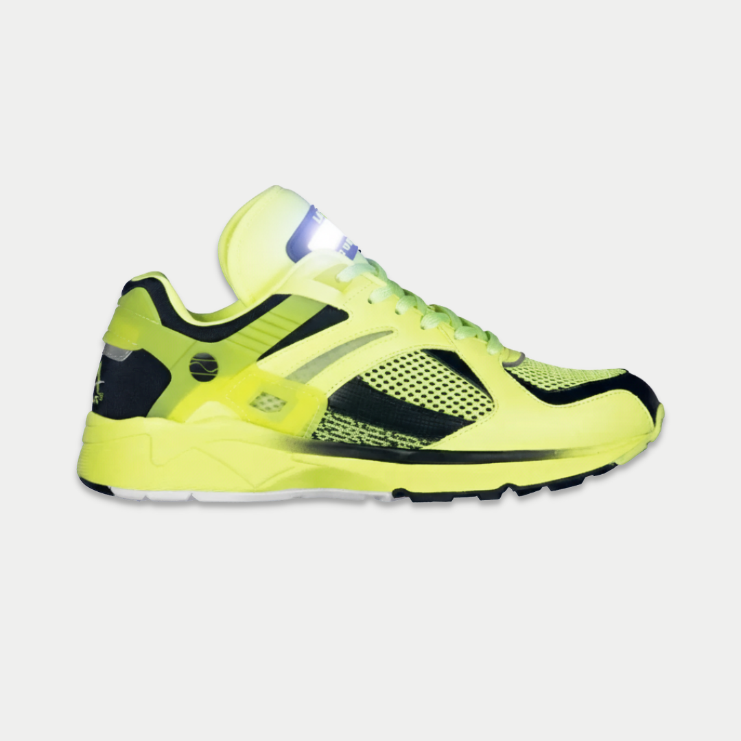 LA Gear Men's Catapult Light-Up x Glow Low-Top – Neon Yellow x Black