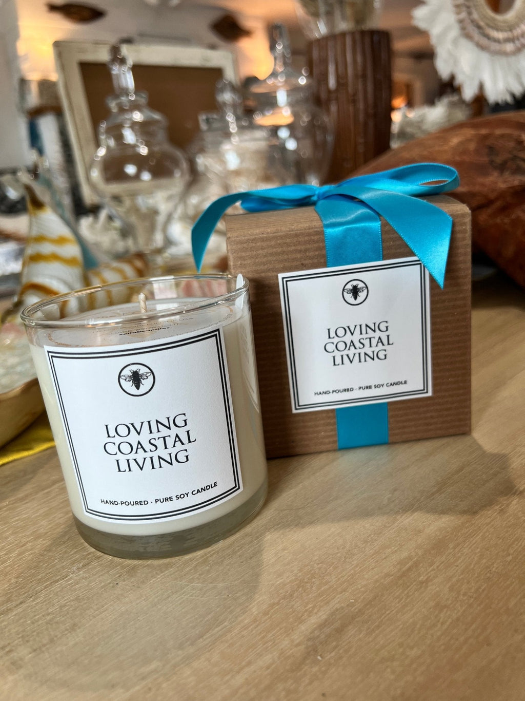 Loving Coastal Living Soy Candle – Sandalwood & Cashmere