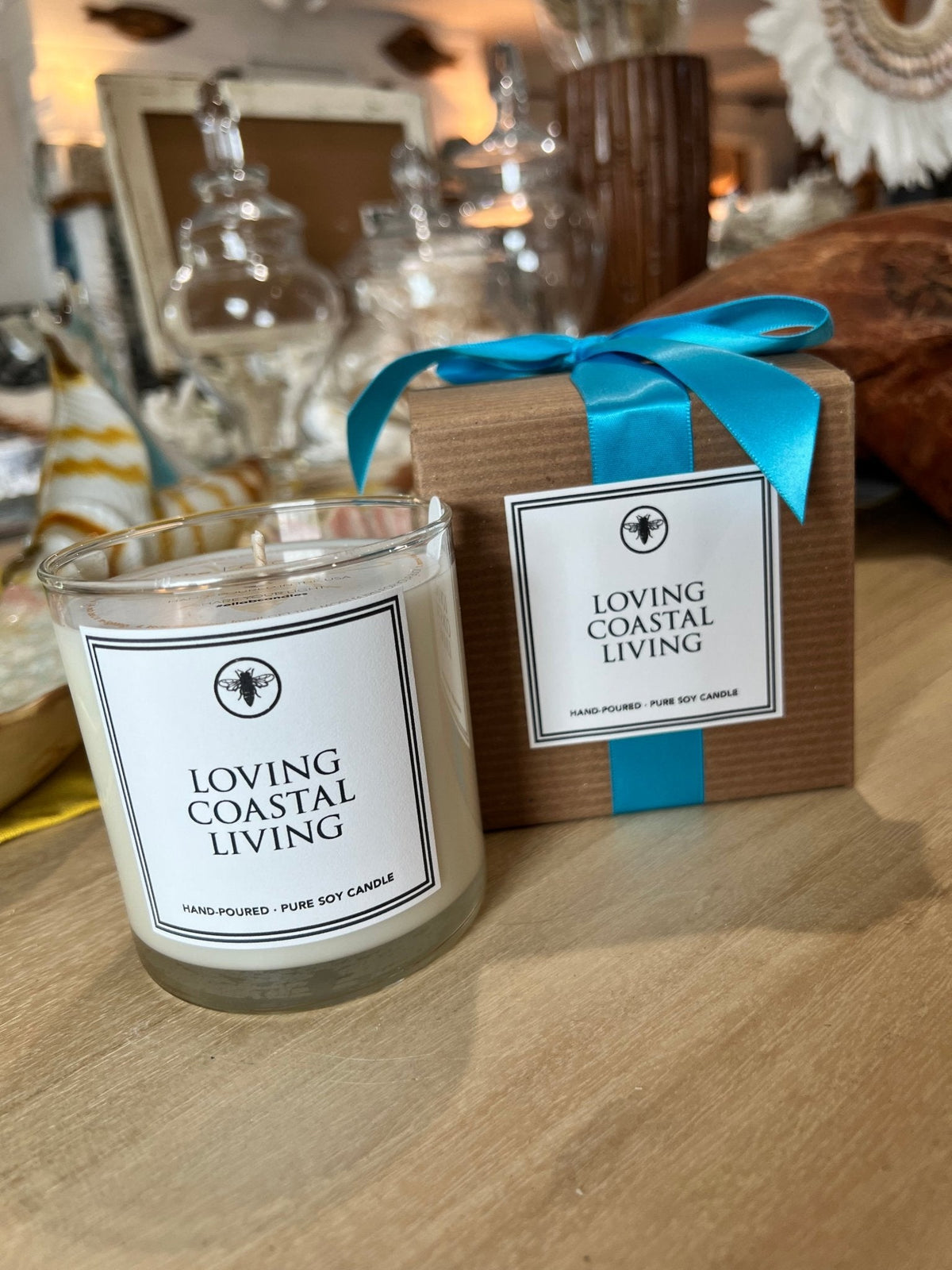 Loving Coastal Living Soy Candle – Sandalwood & Cashmere