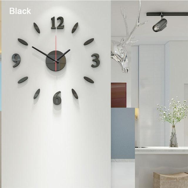 Luminous Silent Wall Clock – Modern Acrylic Analog Clock for Home Decor