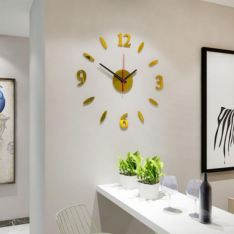 Luminous Silent Wall Clock – Modern Acrylic Analog Clock for Home Decor