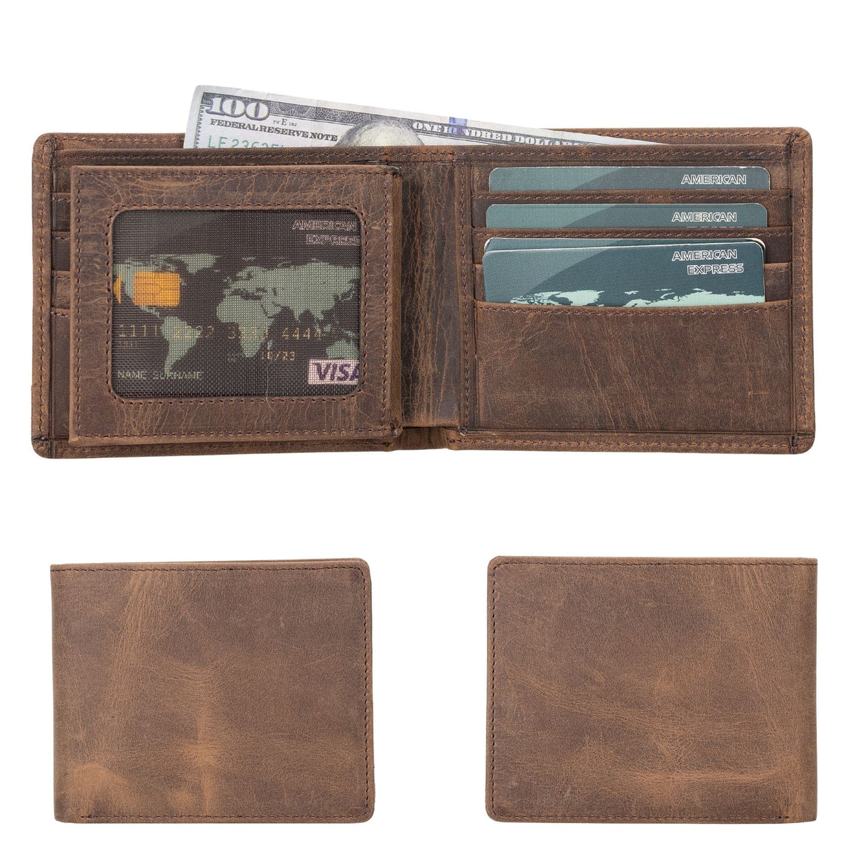 Lusk Slim Bifold Leather Wallet