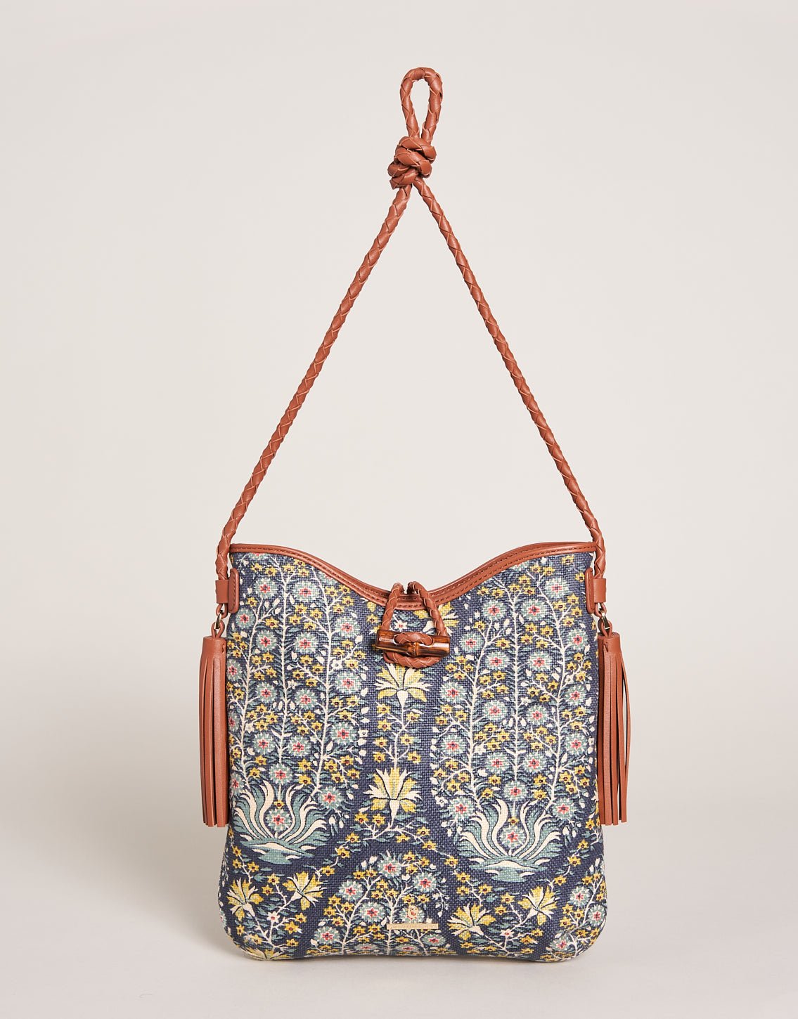 Lyla Hobo Bag – Signature Linen & Napa Leather