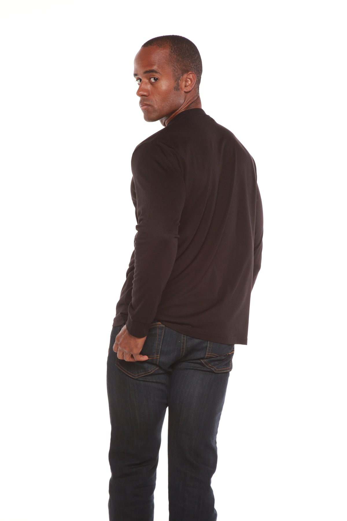 Bamboo Long Sleeve Crew Neck T-Shirt