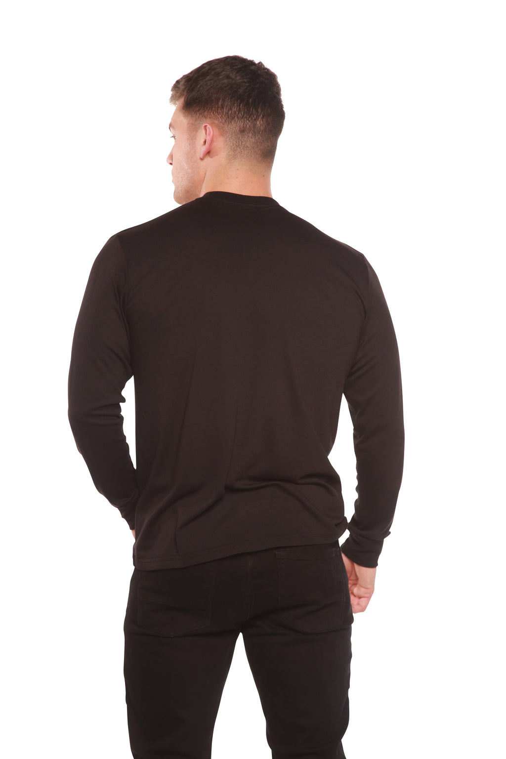Bamboo Long Sleeve Crew Neck T-Shirt