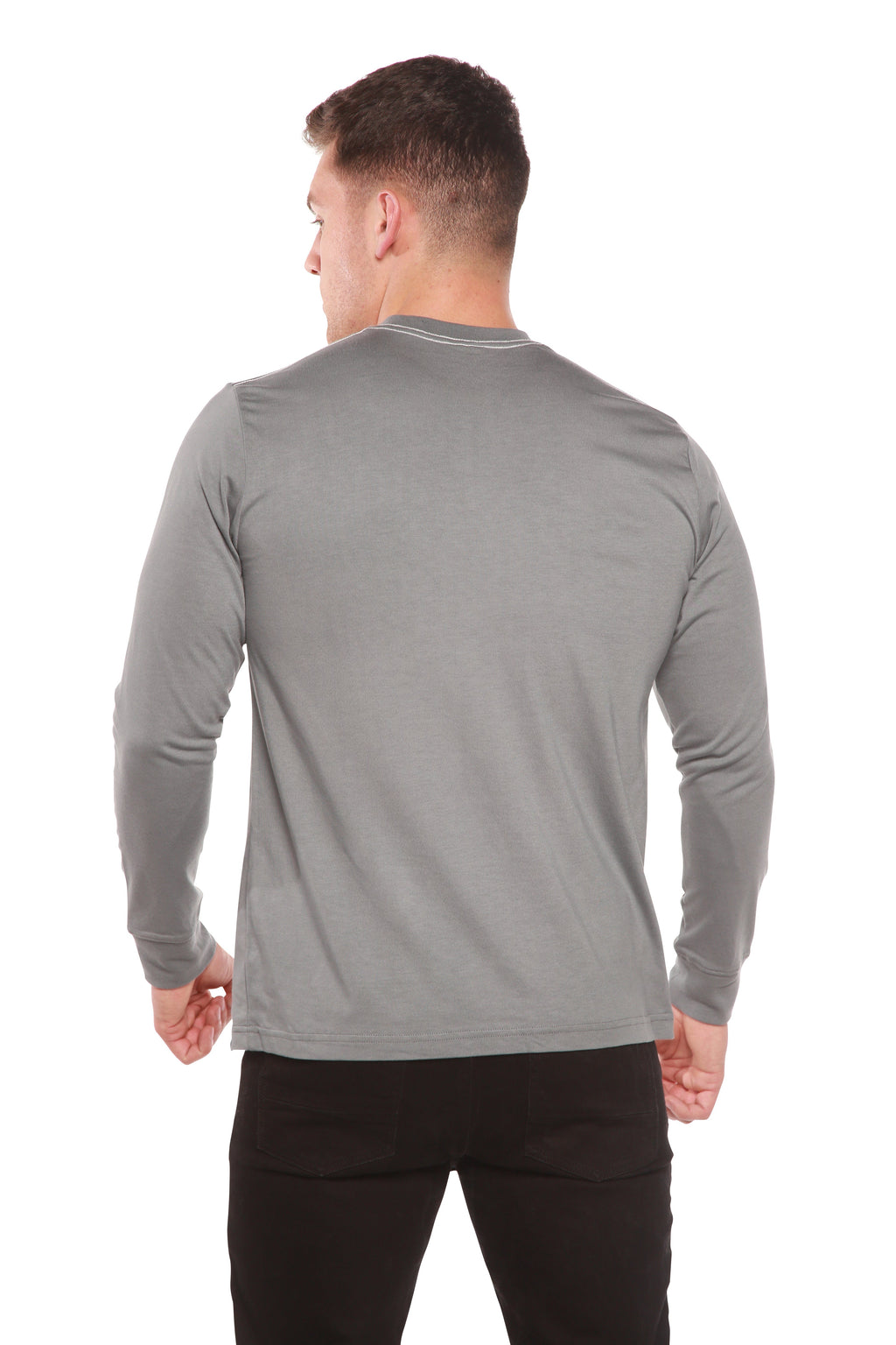Bamboo Long Sleeve Crew Neck T-Shirt