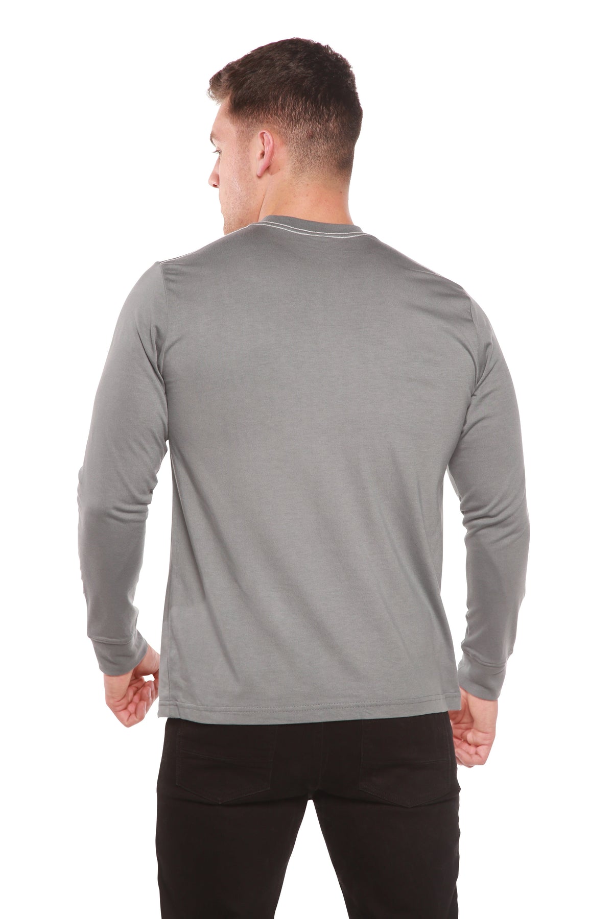Bamboo Long Sleeve Crew Neck T-Shirt