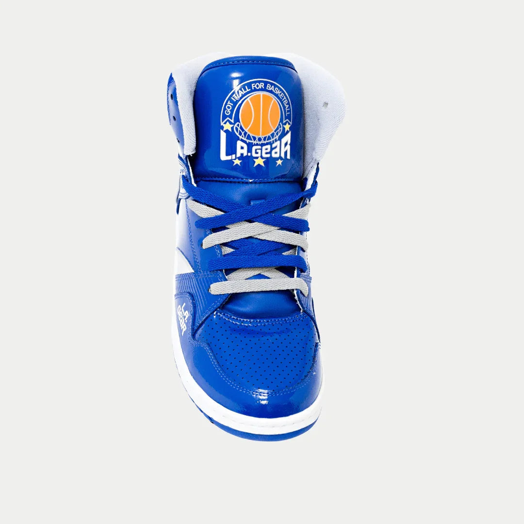 LA Gear Men's Star Shooter Vintage High-Top – Blue
