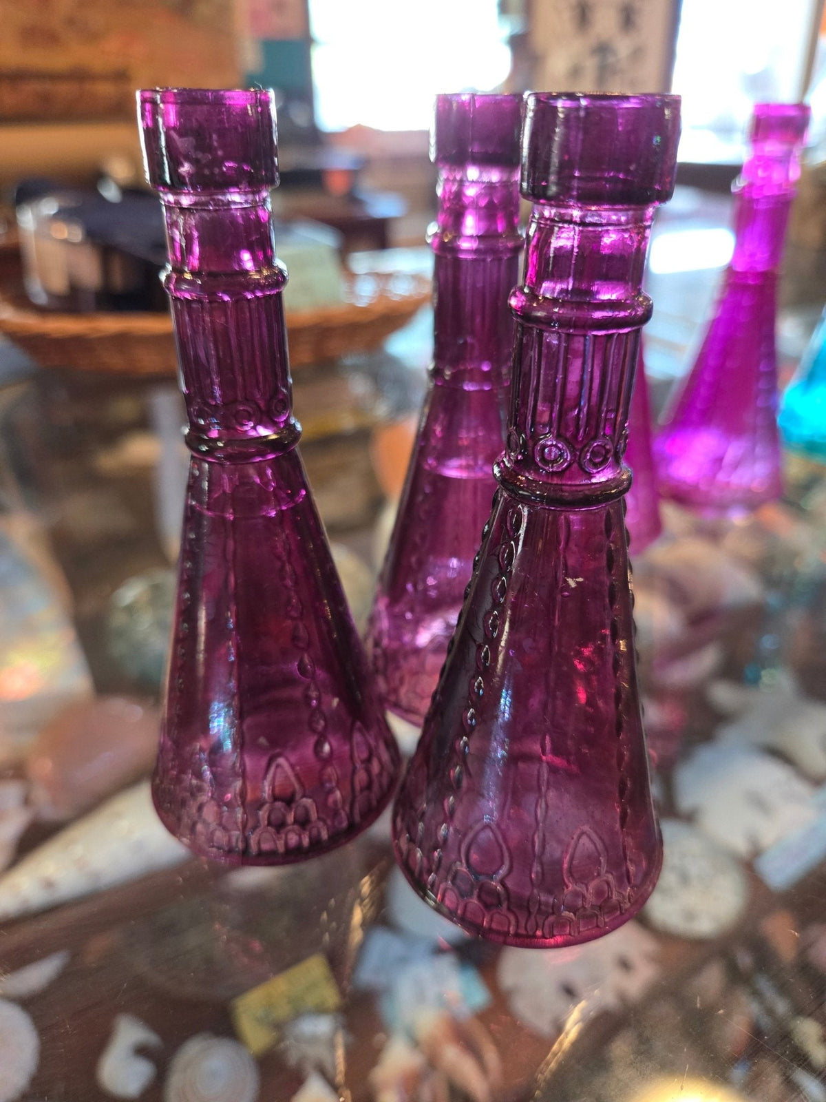 Vintage Miniature Apothecary Glass Bottle