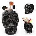 Skull Storage & Stationery Holder | Resin Desk Organizer, Planter & Candle Holder