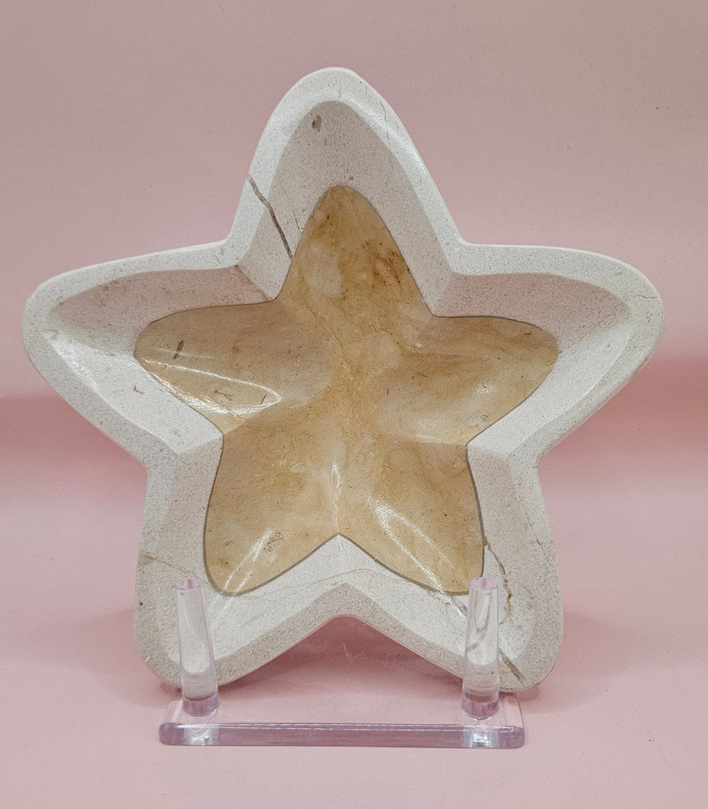 Polished Onyx Star Dish