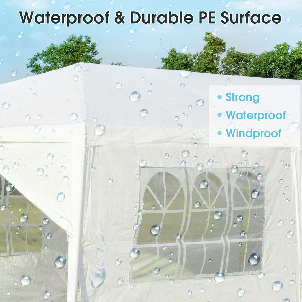 10x30 ft Outdoor Party Canopy Tent with Removable Sidewalls