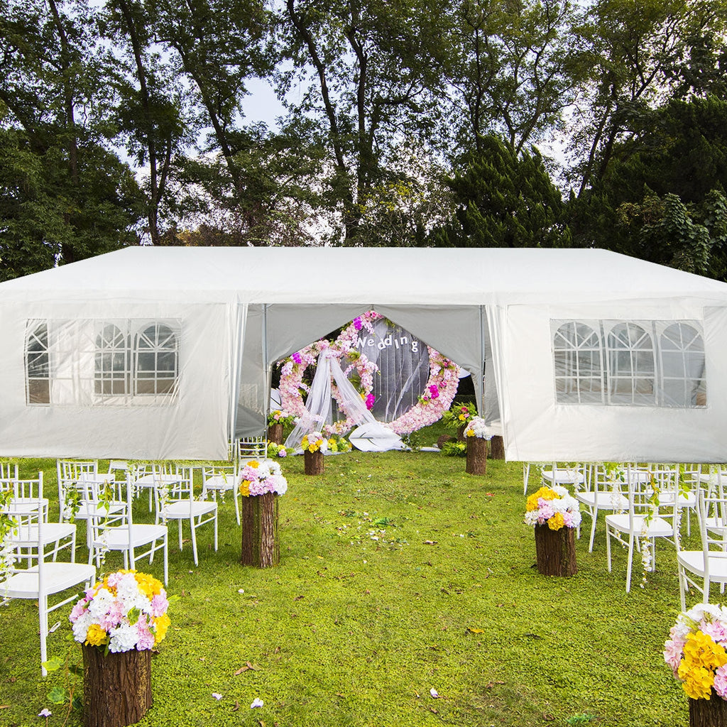 10x30 ft Outdoor Party Canopy Tent with Removable Sidewalls