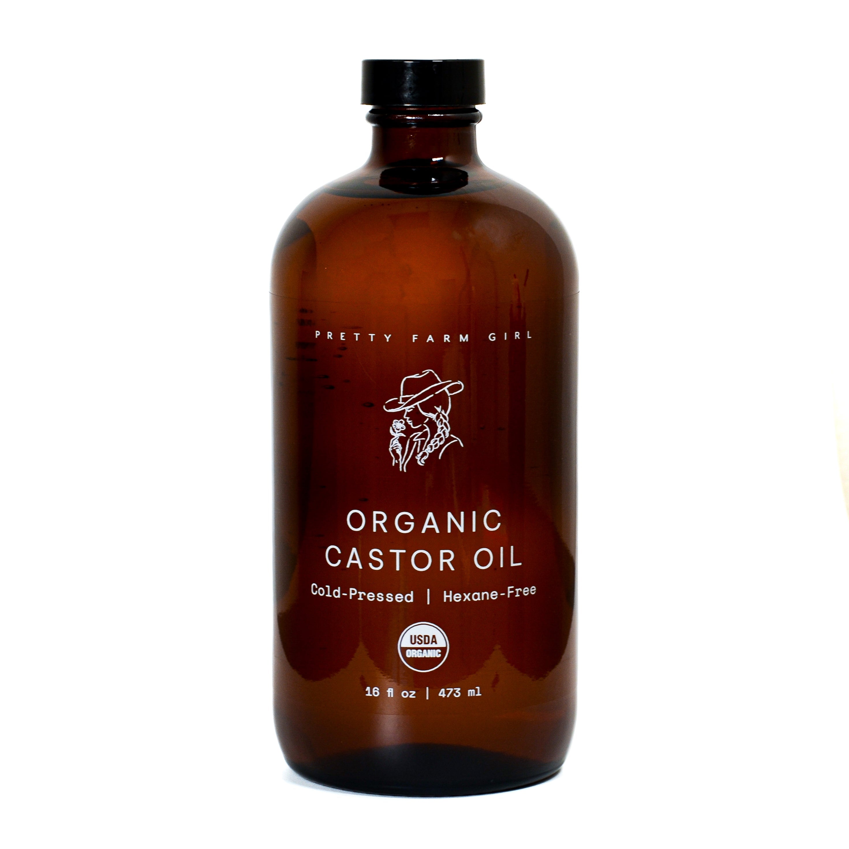 Organic Castor Oil – Cold Pressed, Hexane-Free | Hair, Skin & Lash Growth