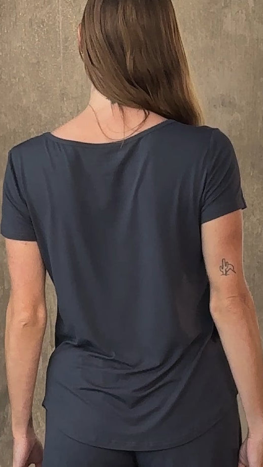 Bamboo Lounge Set — T-Shirt & Shorts