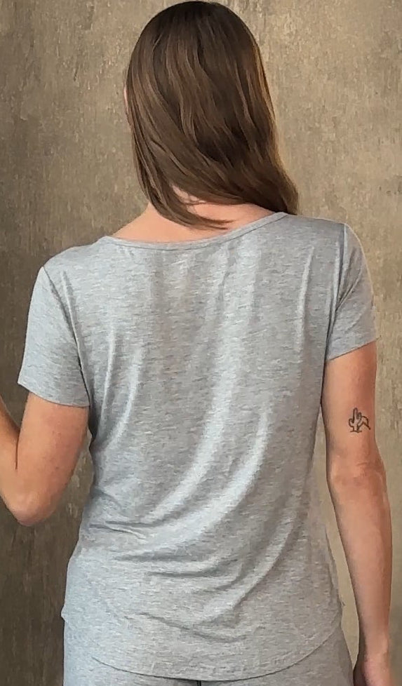 Bamboo Lounge Set — T-Shirt & Shorts