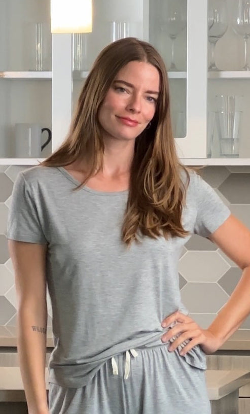 Bamboo Lounge Set — T-Shirt & Shorts