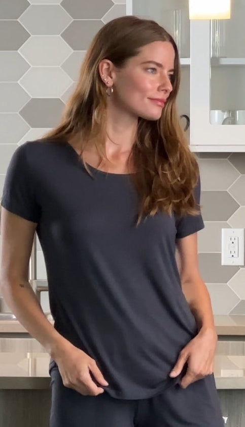 Bamboo Lounge Set — T-Shirt & Shorts