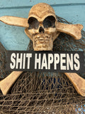 Pirate Wooden Wall Sign – 4 Humorous Styles | Coastal Nautical Bar & Beach House Decor