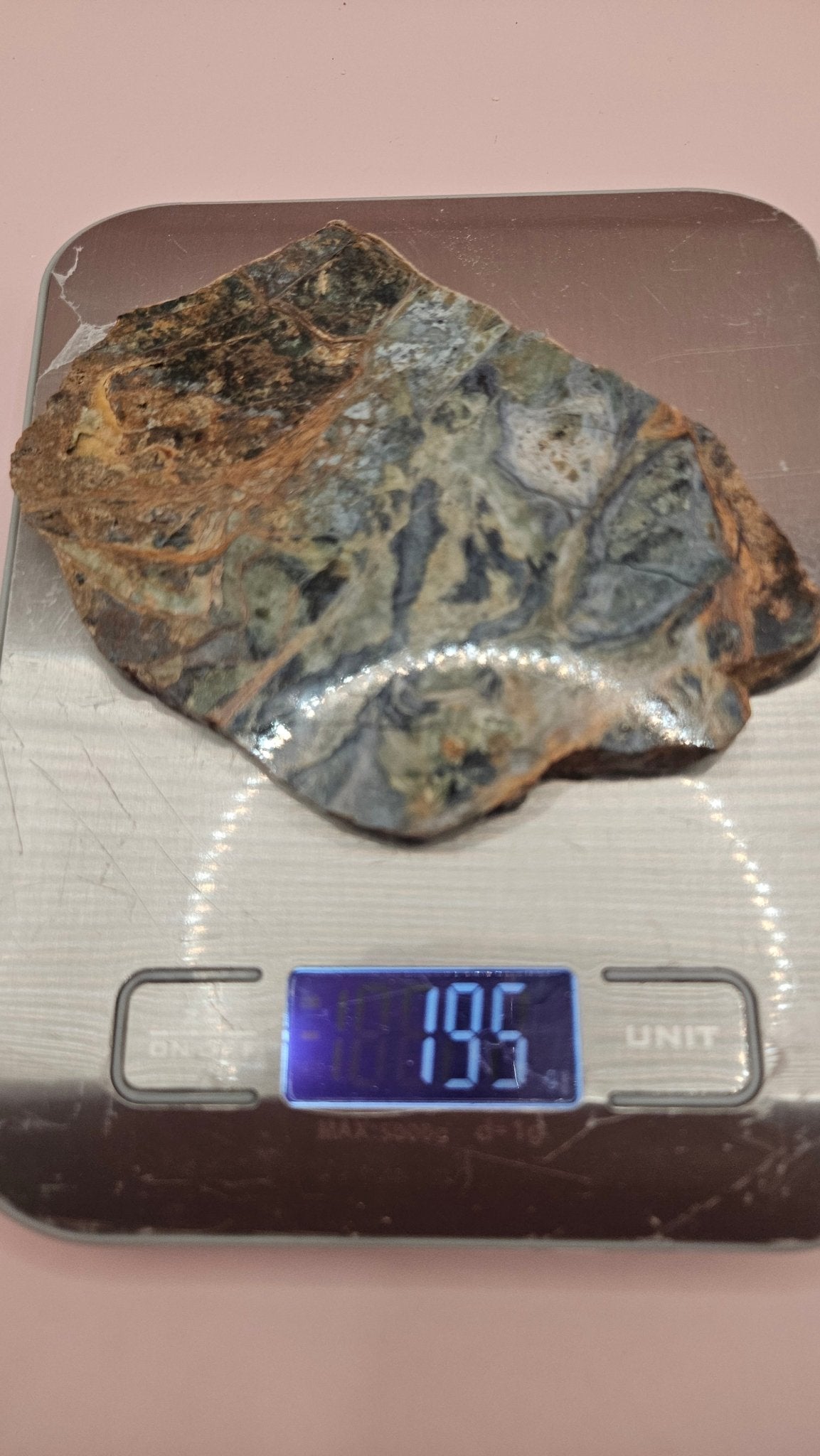 Rainforest Jasper Polished Slab