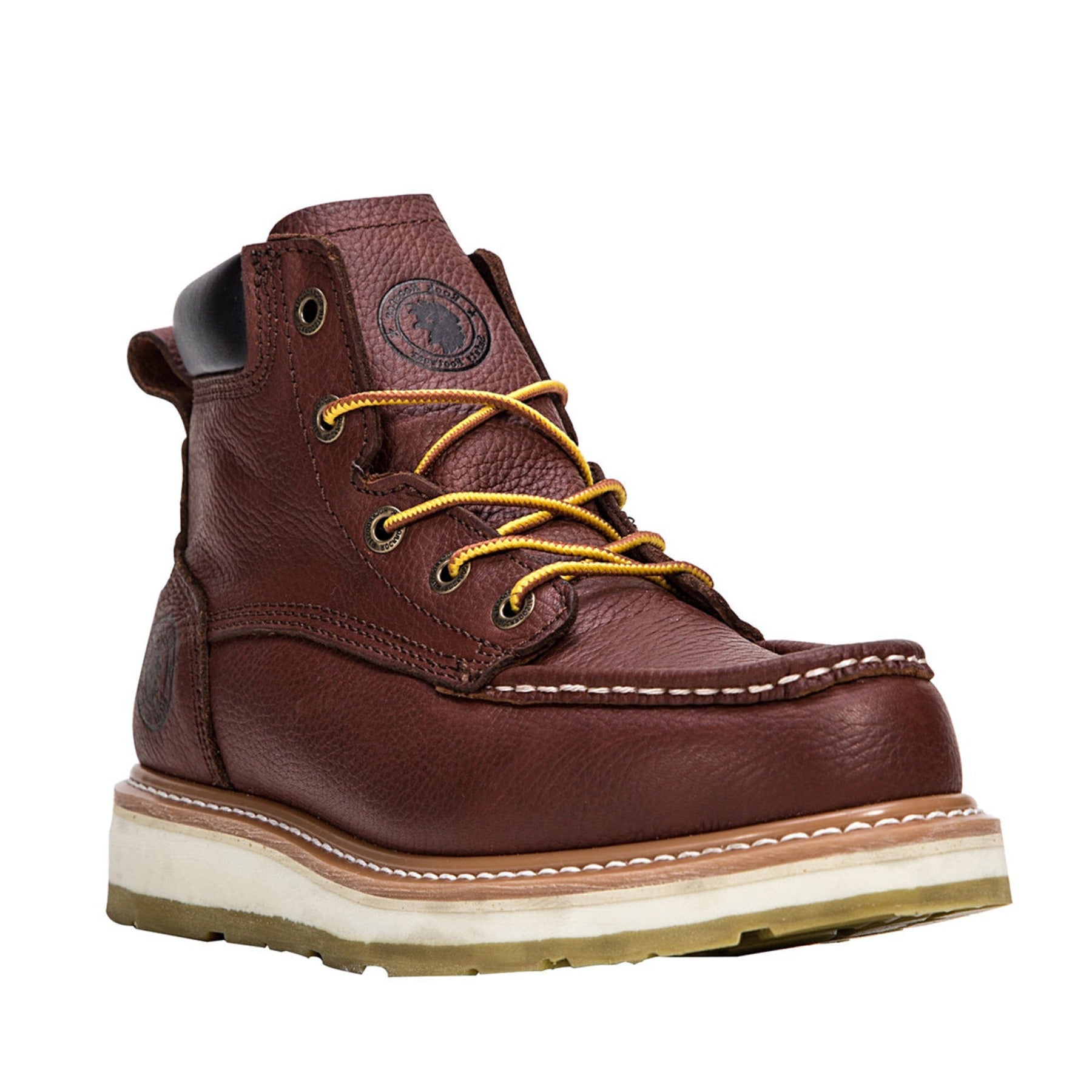 Rock Rooster Walker Men's 6" Soft Toe Wedge Work Boot – Brown (SAP360 / AP360)