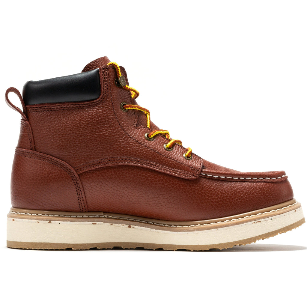 Rock Rooster Walker Men's 6" Soft Toe Wedge Work Boot – Brown (SAP360 / AP360)