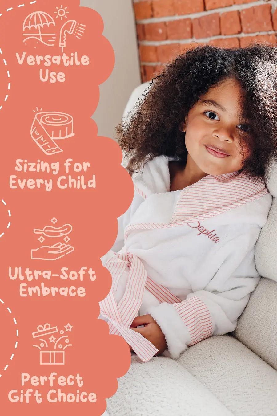 Kids Plush Robe – Ultra Soft, Safe & Cozy