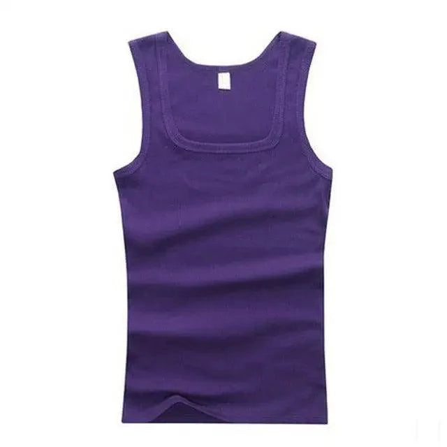 Men's Sleeveless Muscle Tank Top – Casual Fitness Vest