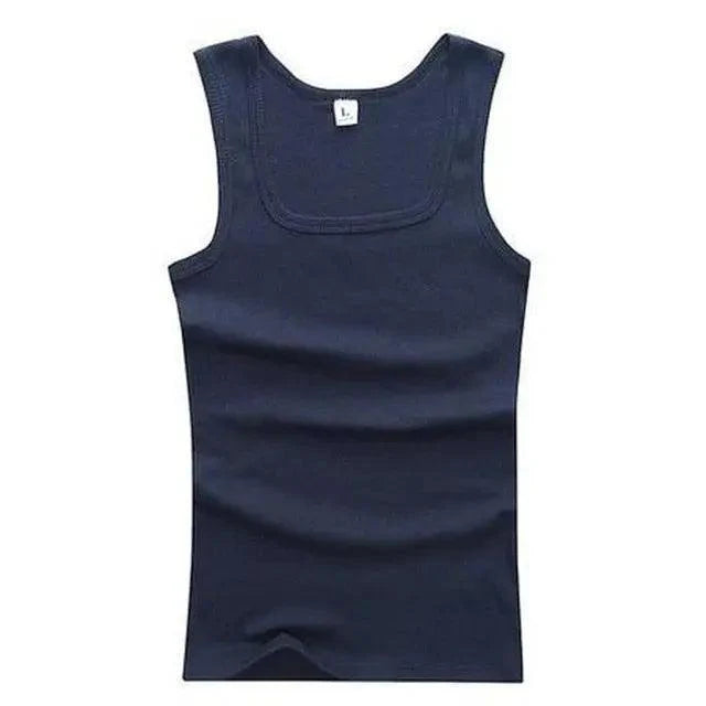 Men's Sleeveless Muscle Tank Top – Casual Fitness Vest