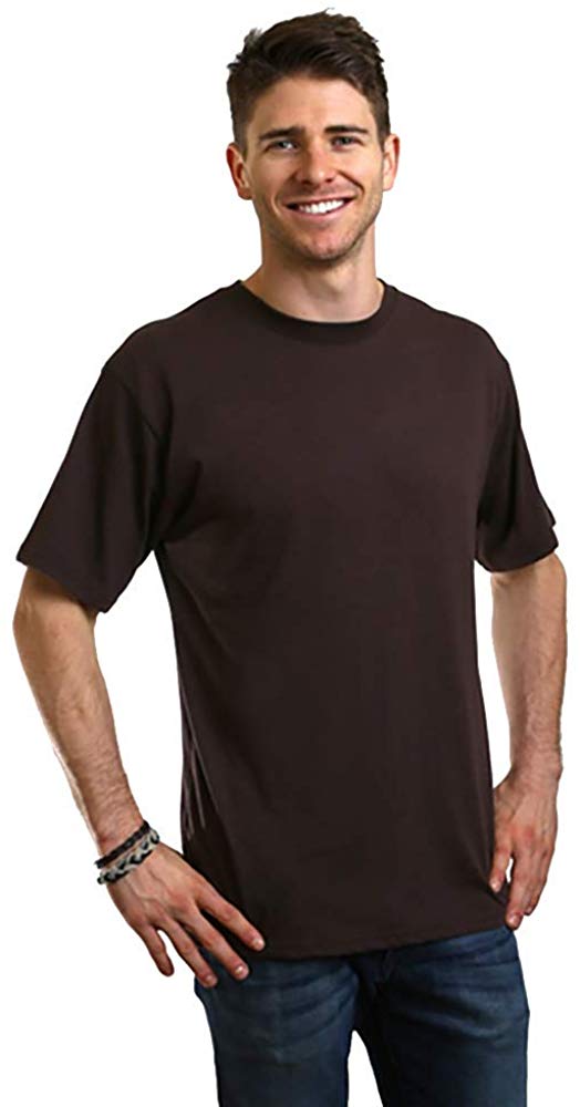 Men's Bamboo Viscose & Organic Cotton Short Sleeve Crew Neck T-Shirt — Classic Cut