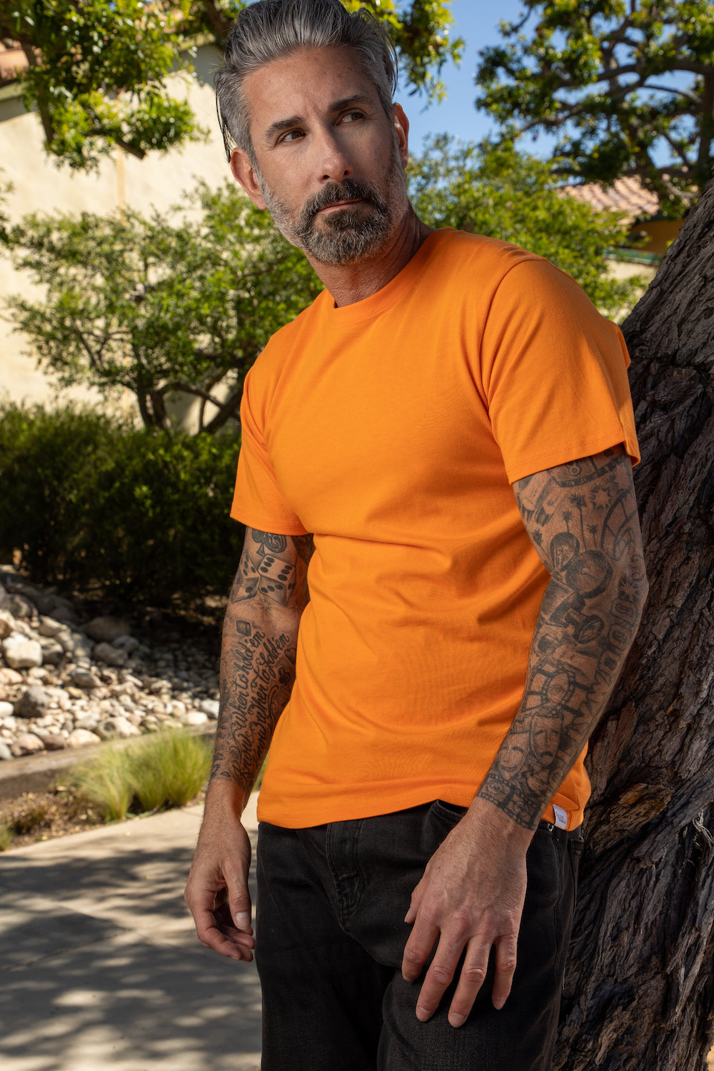 Men's Bamboo Viscose & Organic Cotton Short Sleeve Crew Neck T-Shirt — Classic Cut