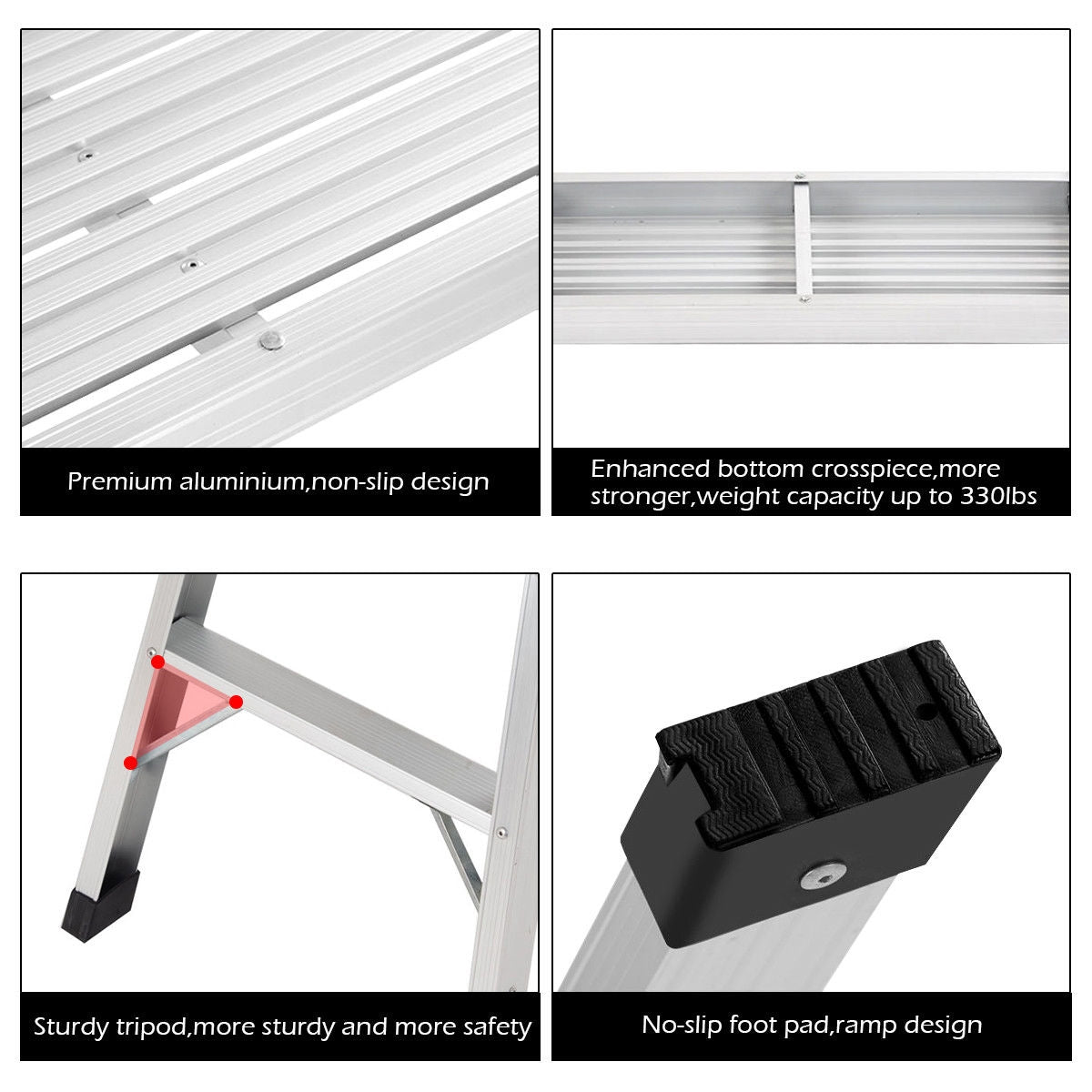 Heavy Duty Aluminum Folding Work Platform Bench