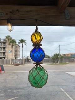 Triple Colored Net Glass Float