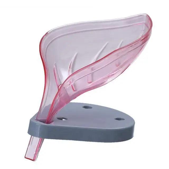 Leaf-Shaped Draining Soap Dish