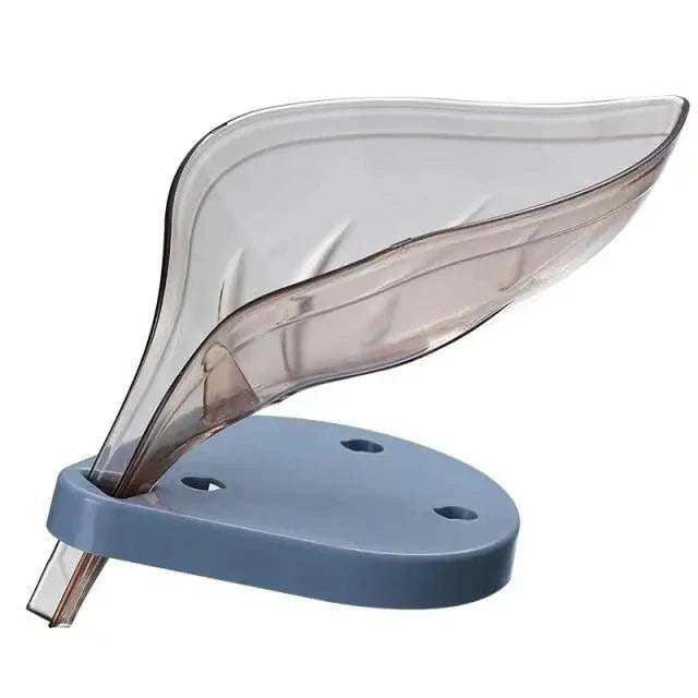 Leaf-Shaped Draining Soap Dish