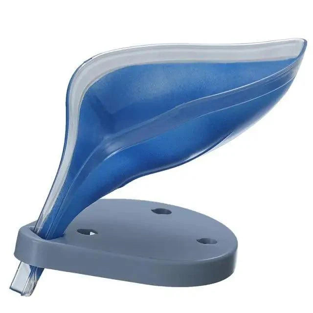 Leaf-Shaped Draining Soap Dish