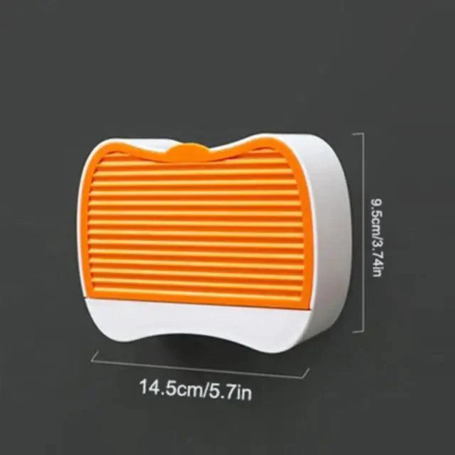 Leaf-Shaped Draining Soap Dish