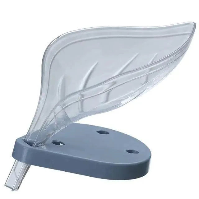 Leaf-Shaped Draining Soap Dish