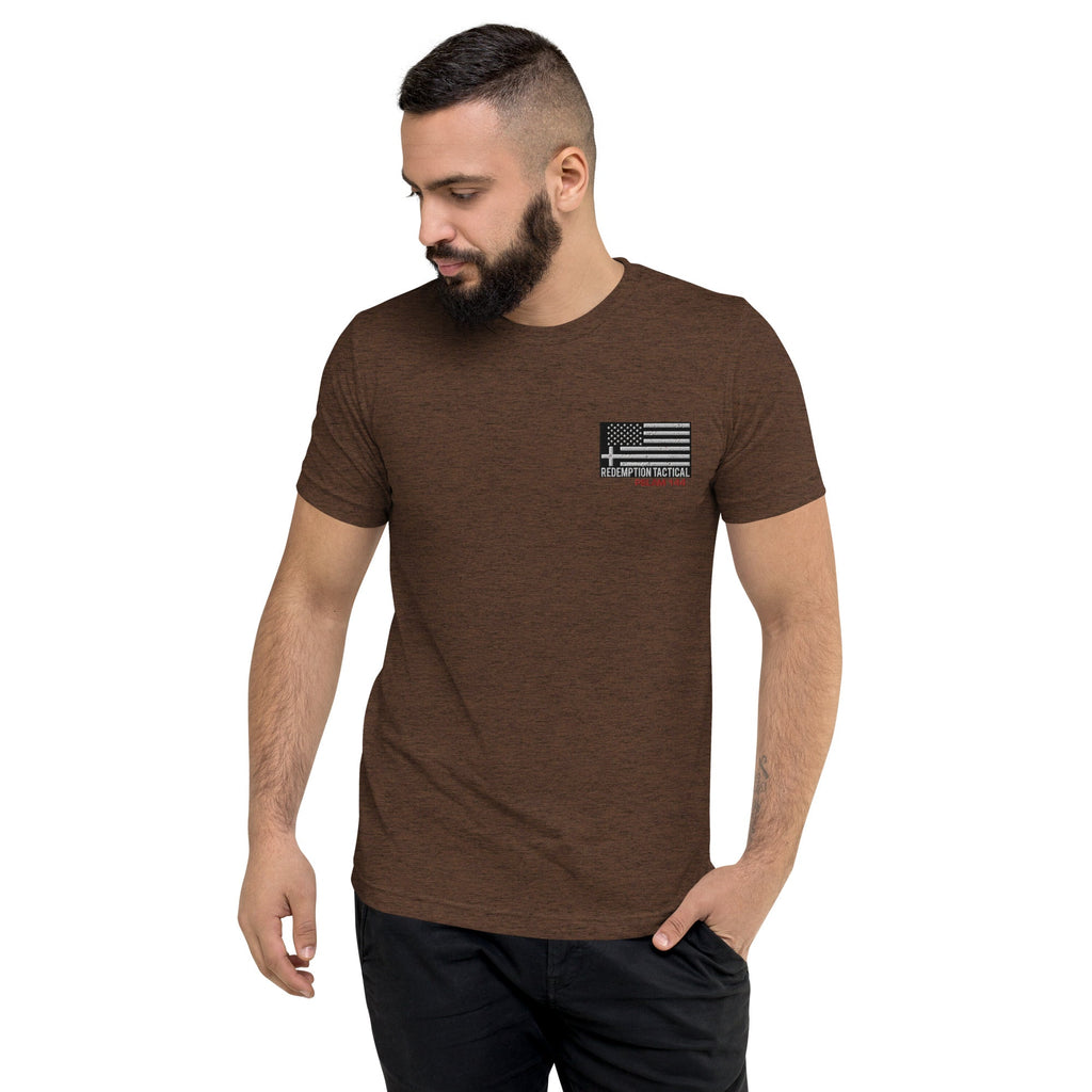 Redemption Tactical To The Cross Premium Tri-Blend Tee