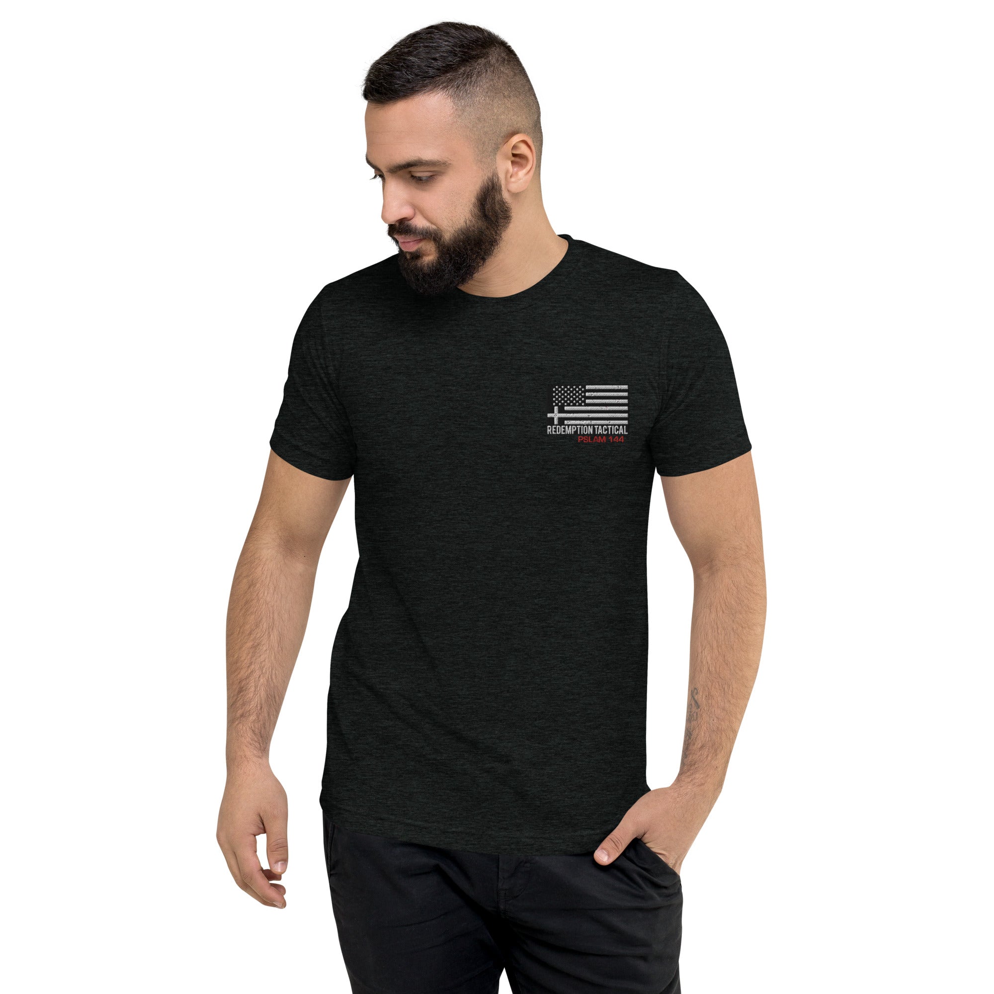Redemption Tactical To The Cross Premium Tri-Blend Tee