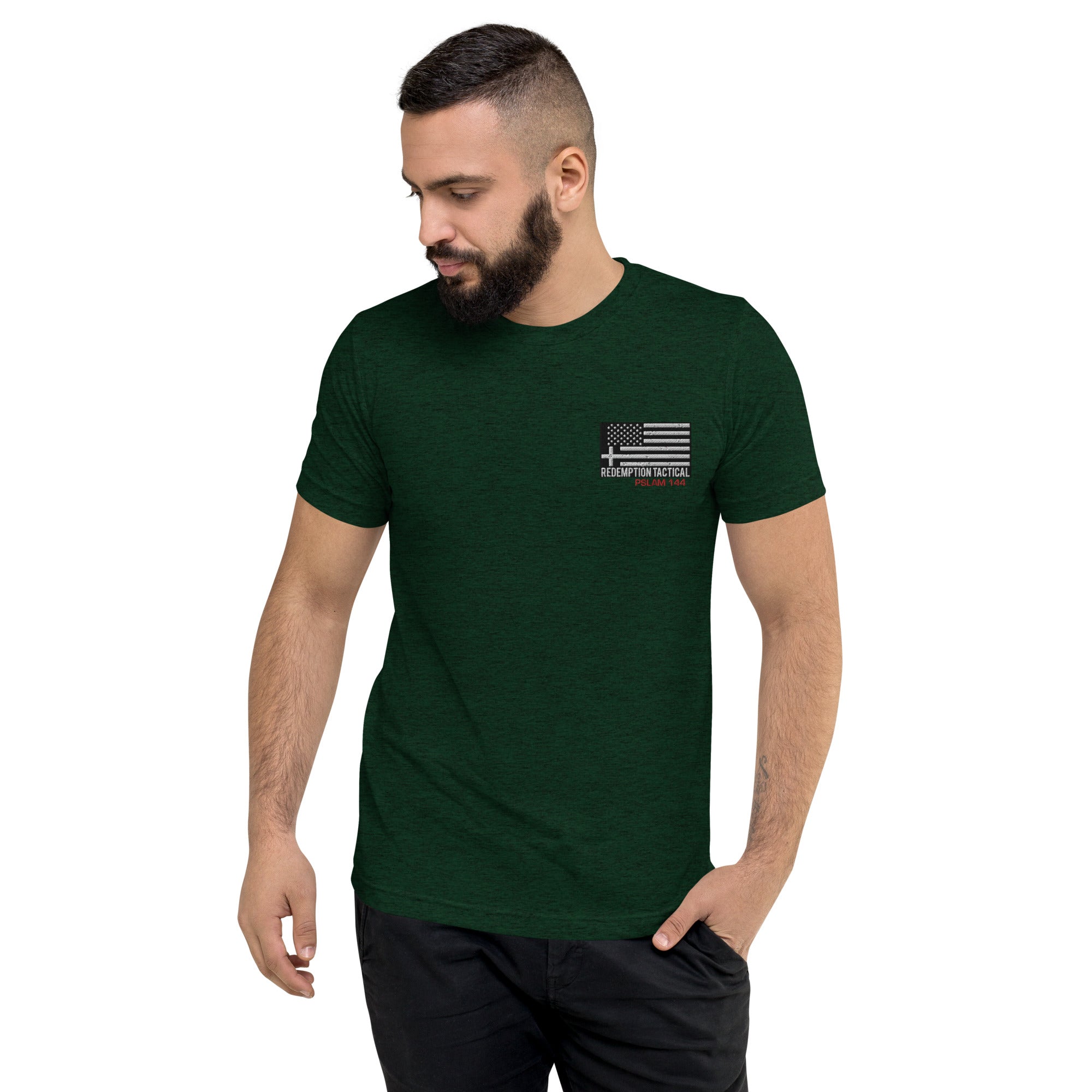 Redemption Tactical To The Cross Premium Tri-Blend Tee